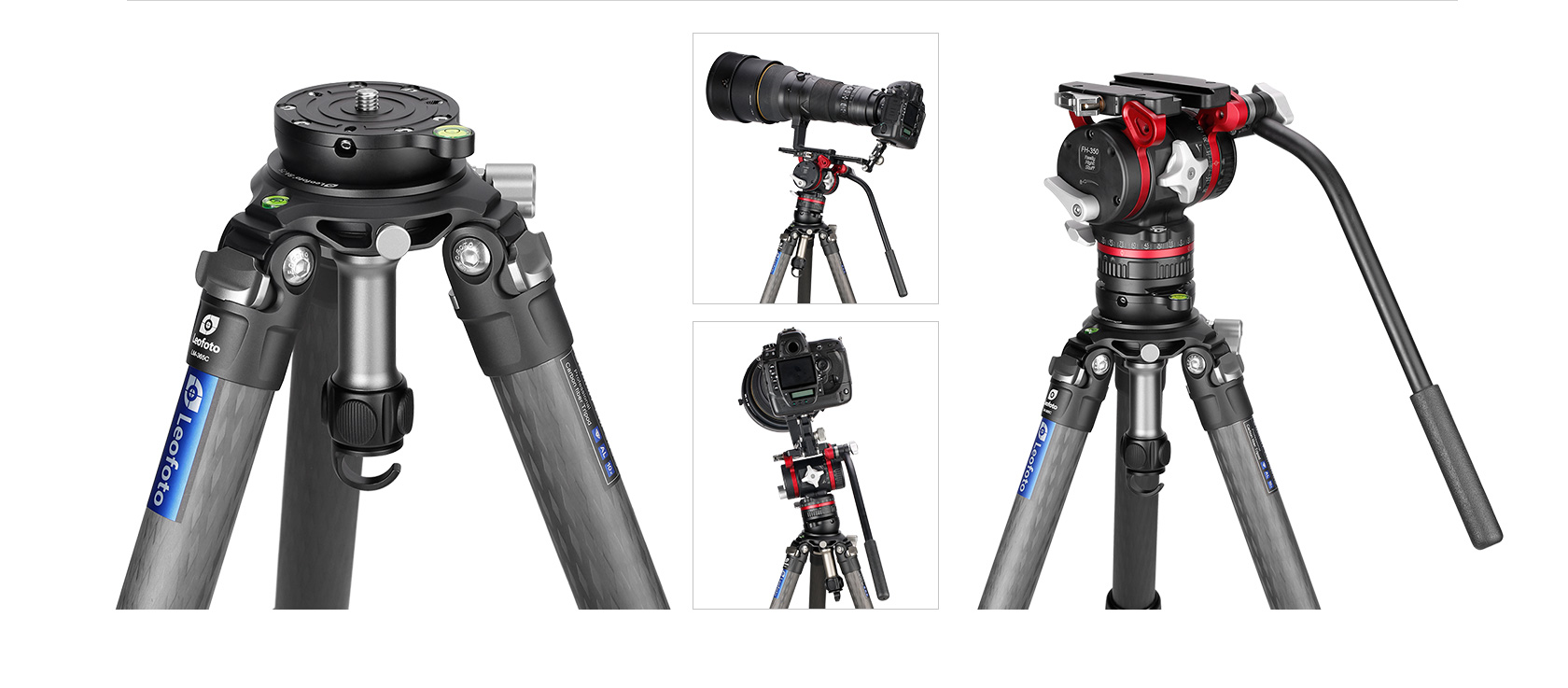 Půlkulový nivelační adaptér Leofoto YB-75LP