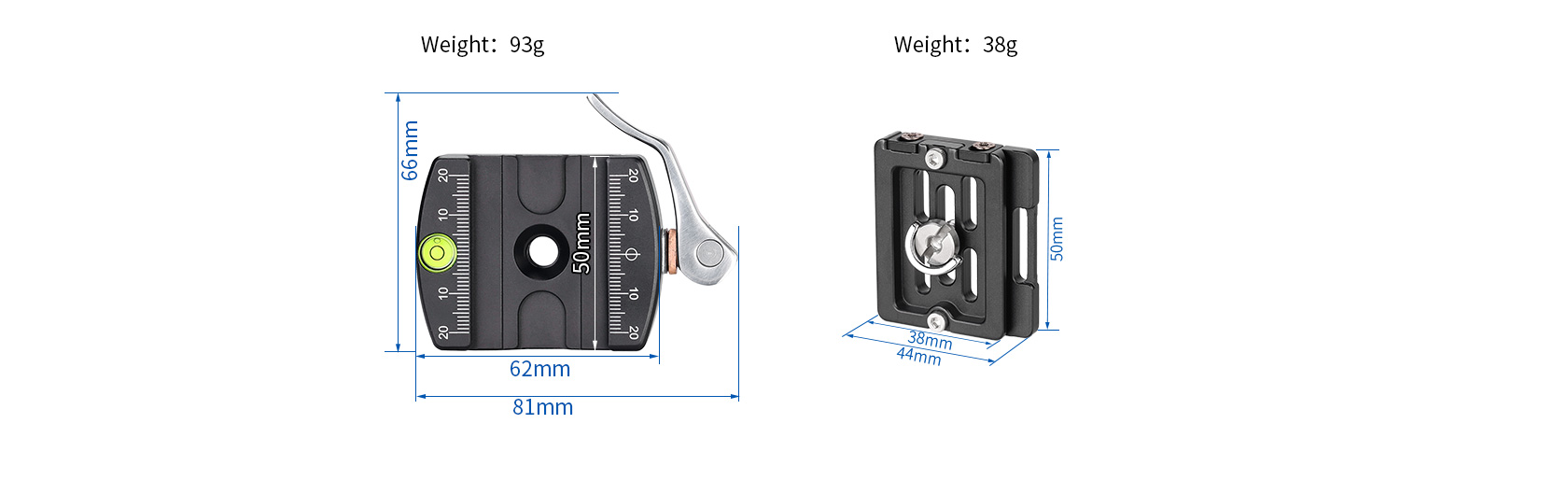 Sáňky Leofoto s rychleupínákem pro Arca-swiss destičku (LR-50)