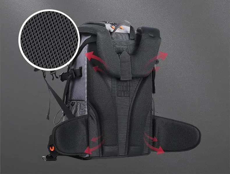 K&F Concept Prostorný Outdoor foto batoh 32L Star Wander 03