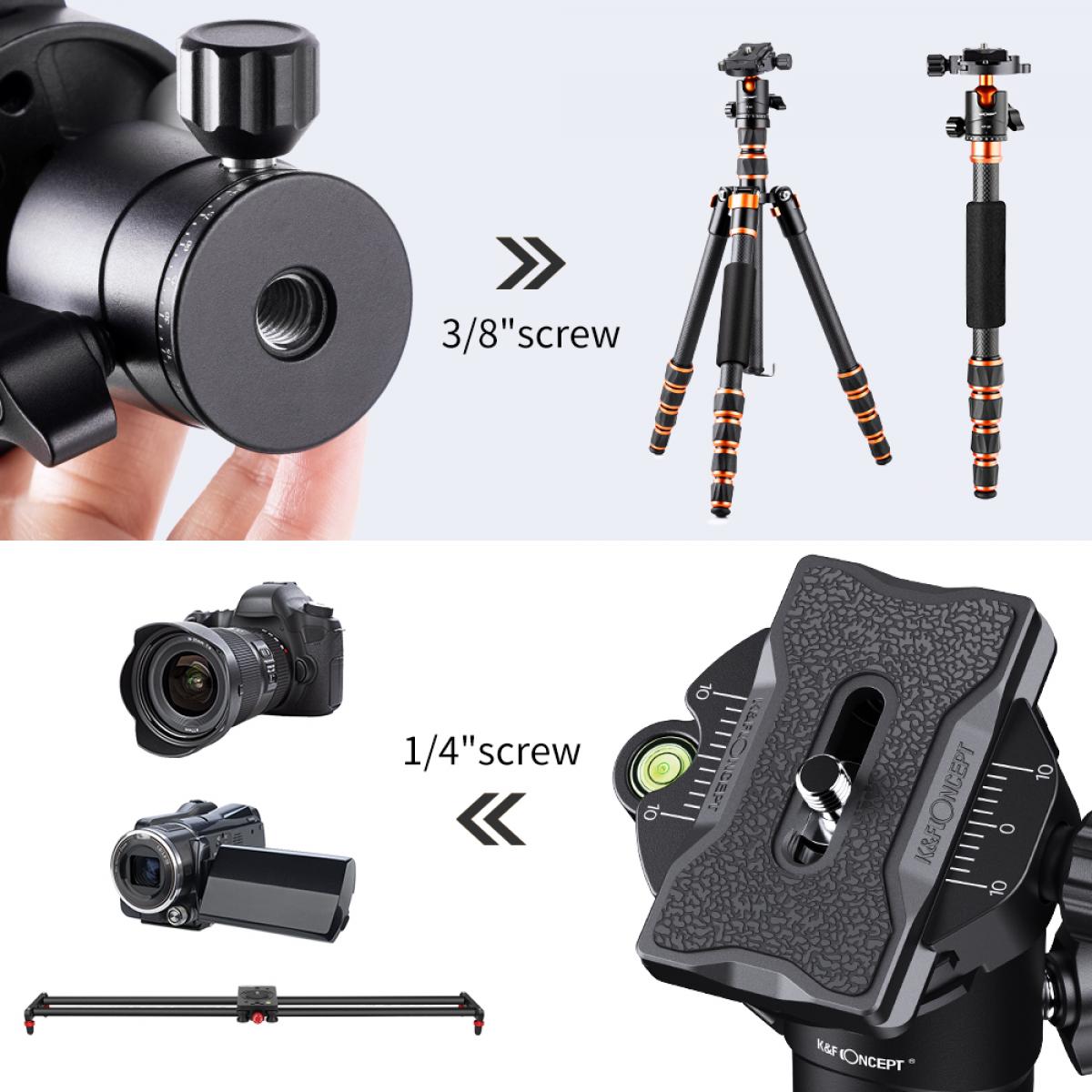 Profesionální kulová hlava K&F Concept BH-25