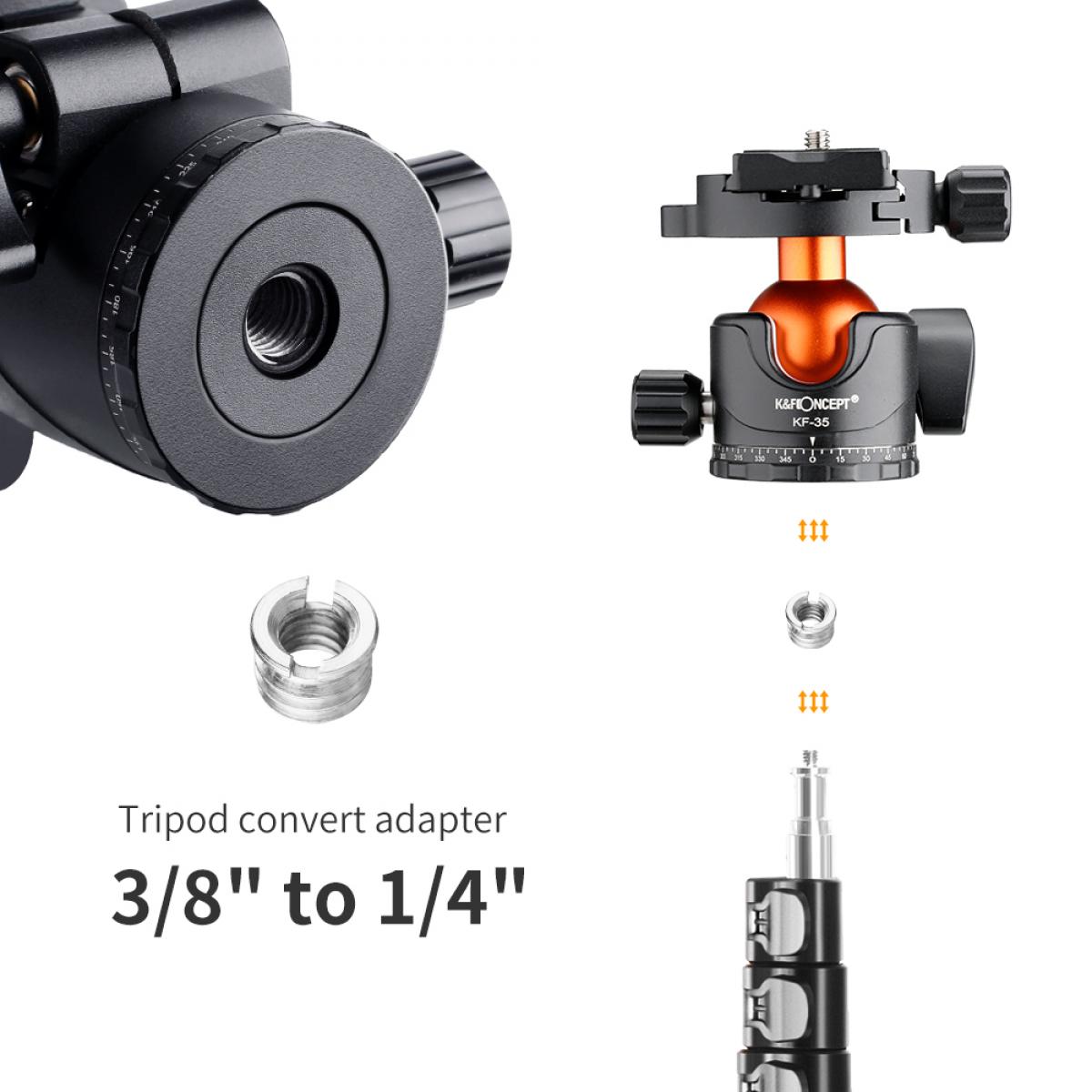 Profesionální kulová hlava K&F Concept BH-35L