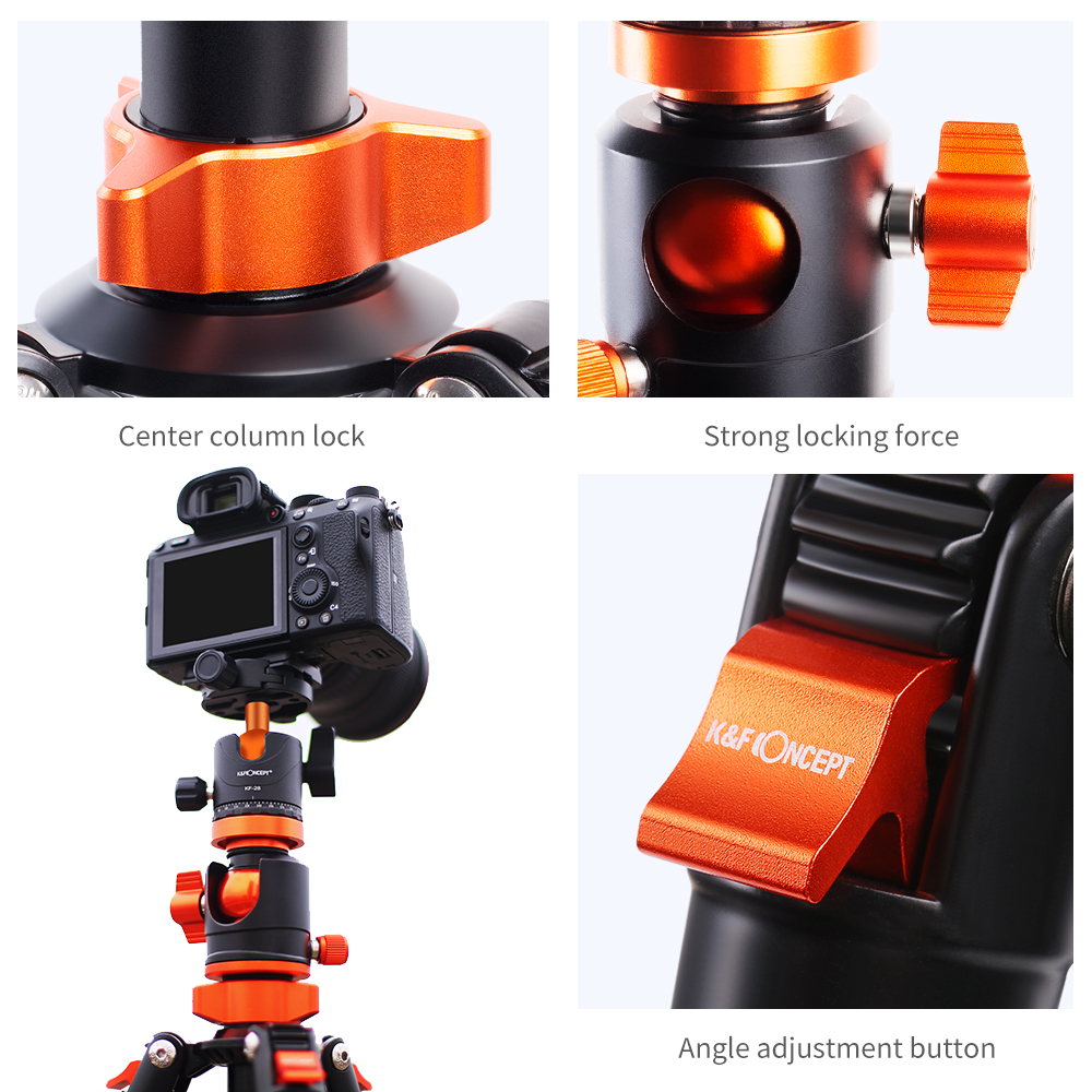 Pokročilý fotografický stativ K&F Concept SA254T2