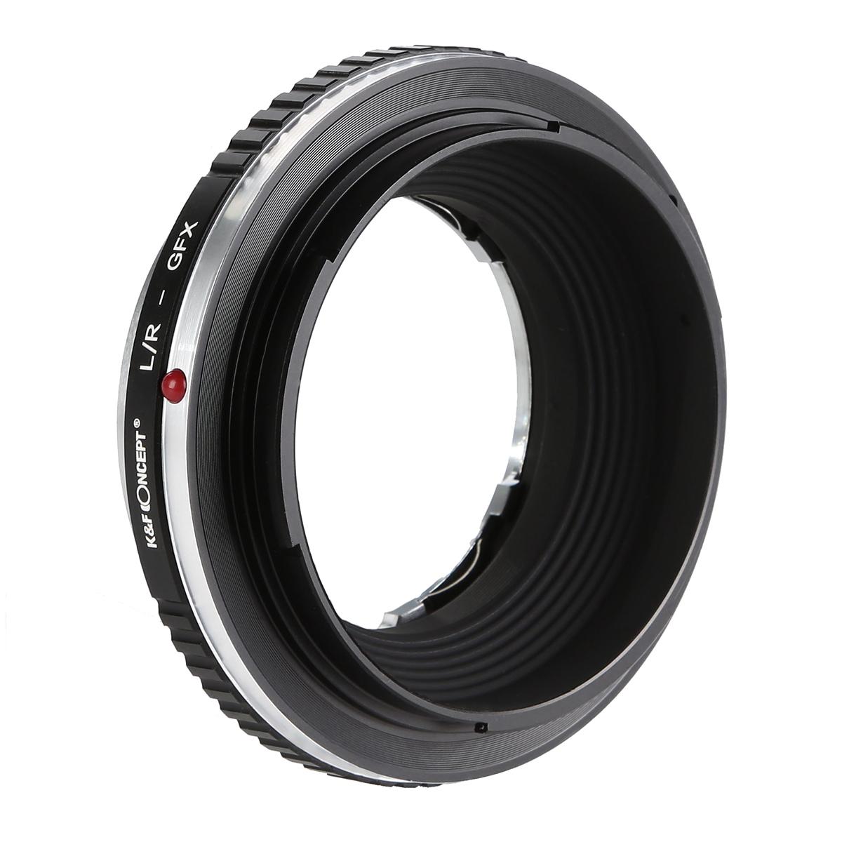 Redukce K&F Concept z objektivu Leica R na FUJI GFX