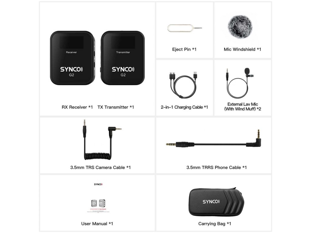 SYNCO mikrofon bezdrátový Wair G2 (A1)
