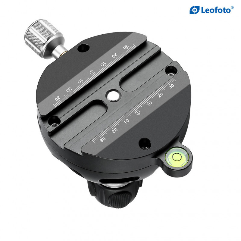 Stativový půlkulový nivelační adaptér se šroubovací svorkou Leofoto 75mm (L)
