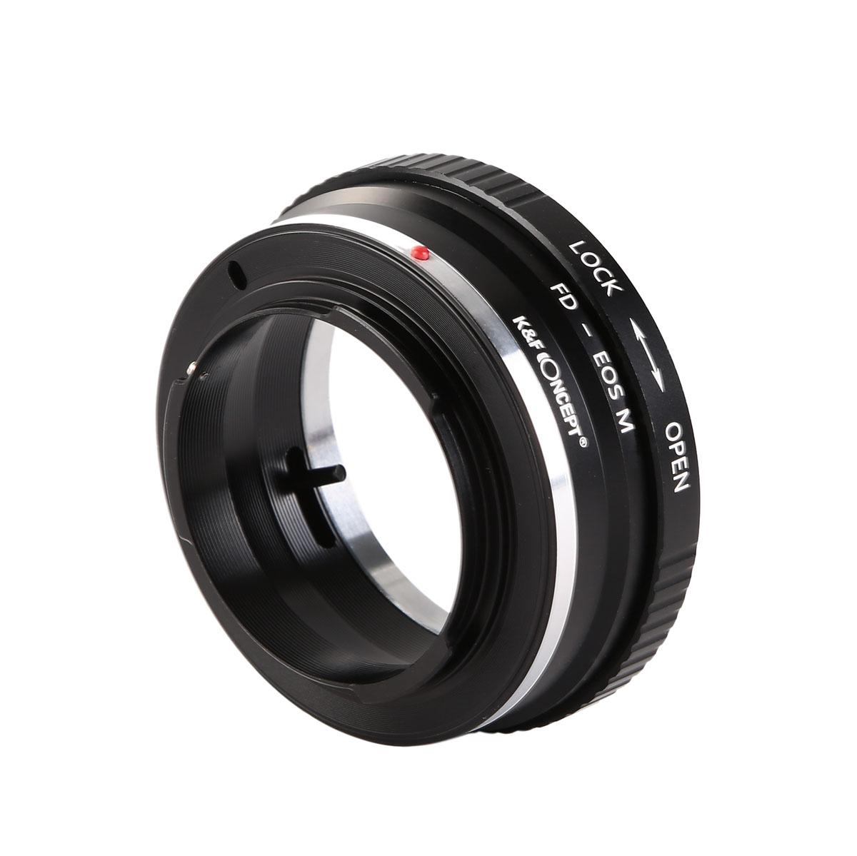 Redukce K&F Concept z objektivu Canon FD na CANON EOS M