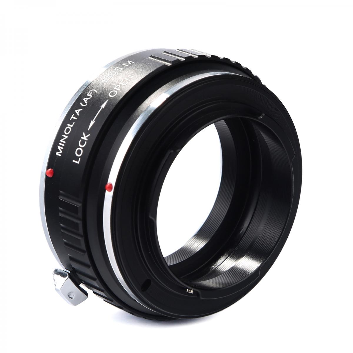 Redukce K&F Concept z objektivu Minolta AF (Sony A) na CANON EOS M s držákem na stativ