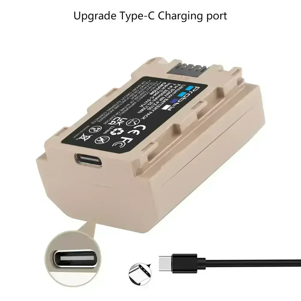 Akumulátor NP-FZ100 USB-C pro Sony 2800mAh