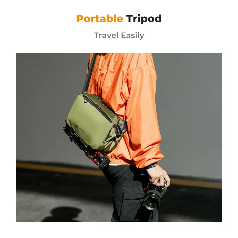 Foto brašna K&F Concept Alpha Sling bag 10L zelená
