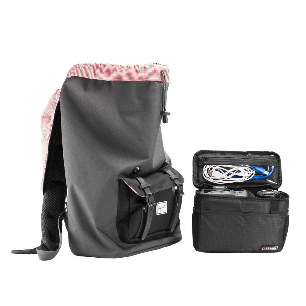 Vkládací foto organizér do brašny nebo batohu Caruba Toploader M černý