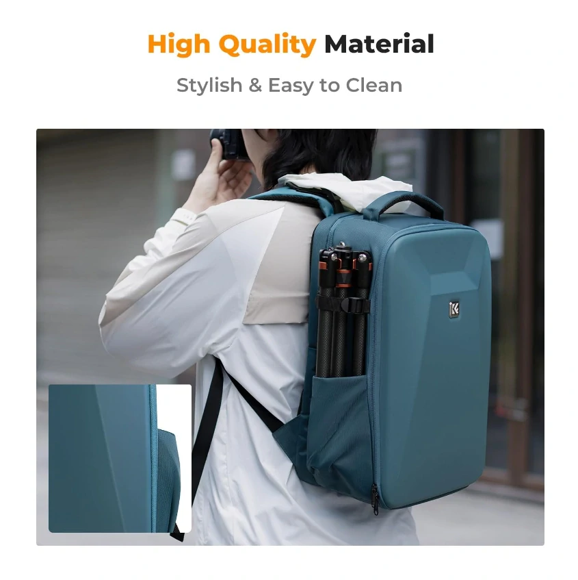 K&F Concept prostorný foto batoh 22L Nature Wander 10 modrá