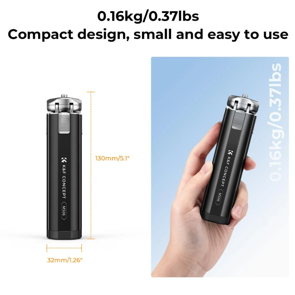K&F Concept mini stativ s nosností 20 kg MS06