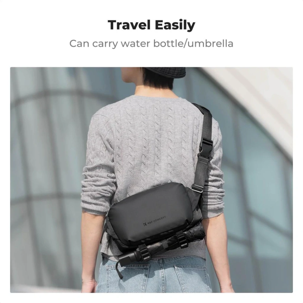 Foto brašna K&F Concept Alpha Camera Sling Bag 4L Urban Wander 12 Černá