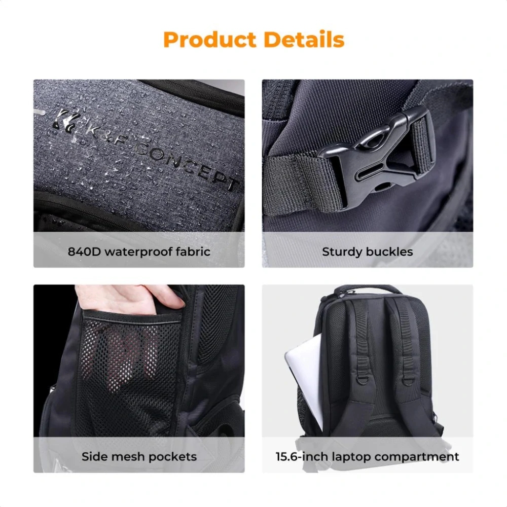 K&F Concept fotografický batoh 25L Nature Wander 08