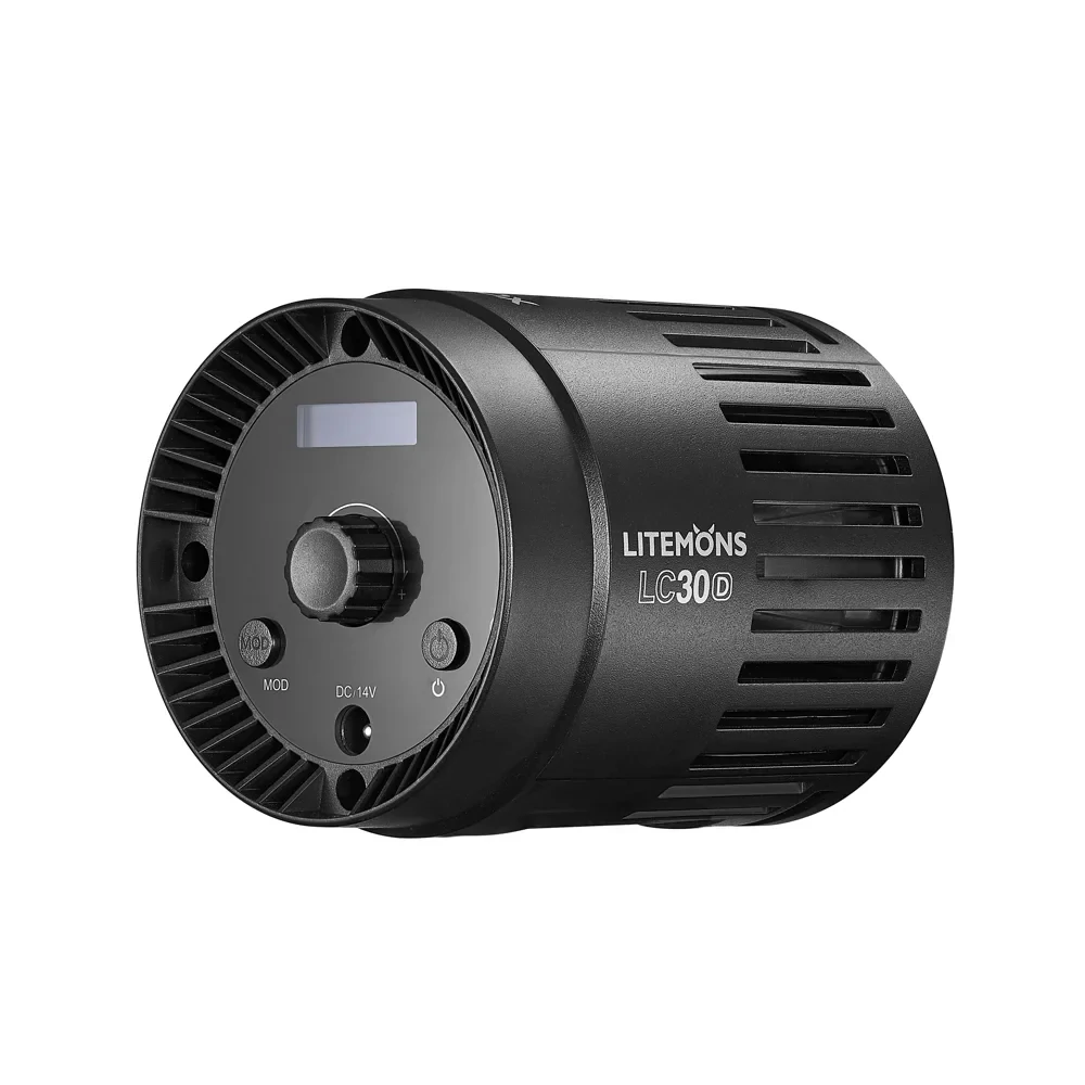 Sada stolního LED světla Godox Litemons LC30D s ramenem a difuzérem