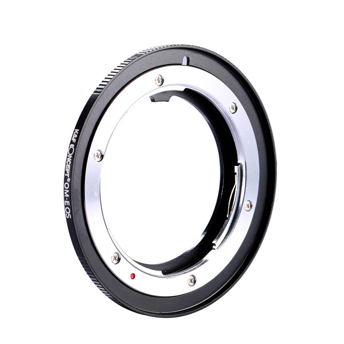 Redukce K&F Concept z objektivu Olympus OM na Canon EOS