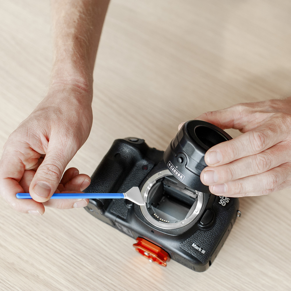 Caruba Sensor Loupe, lupa s osvětlením pro čištění snímače u fotoaparátu