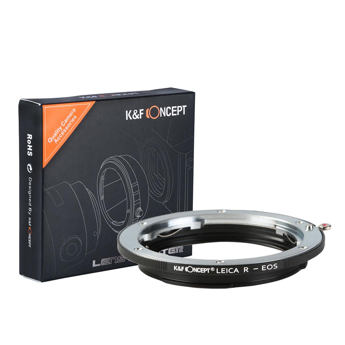 Redukce K&F Concept z objektivu LEICA R na Canon EOS