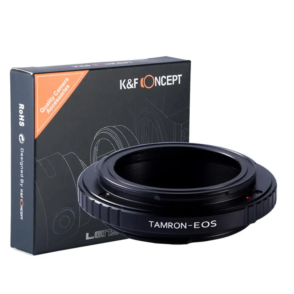 Redukce K&F Concept z objektivu Tamron Adaptall 2 na Canon EOS