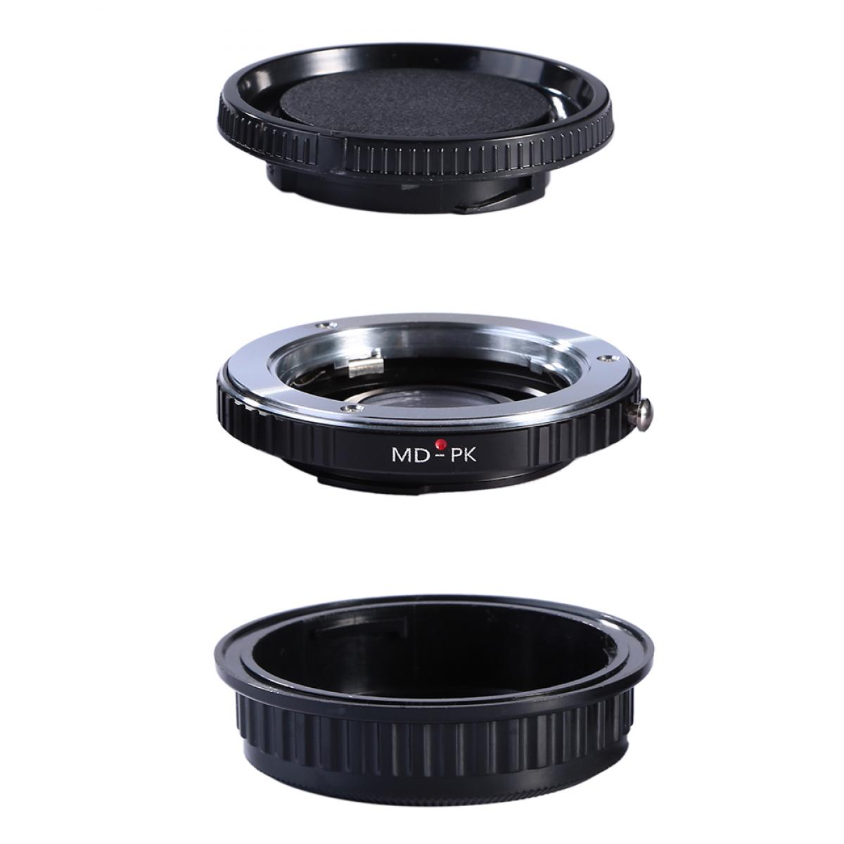 Redukce s optickým členem K&F Concept z objektivu Minolta MD na Pentax