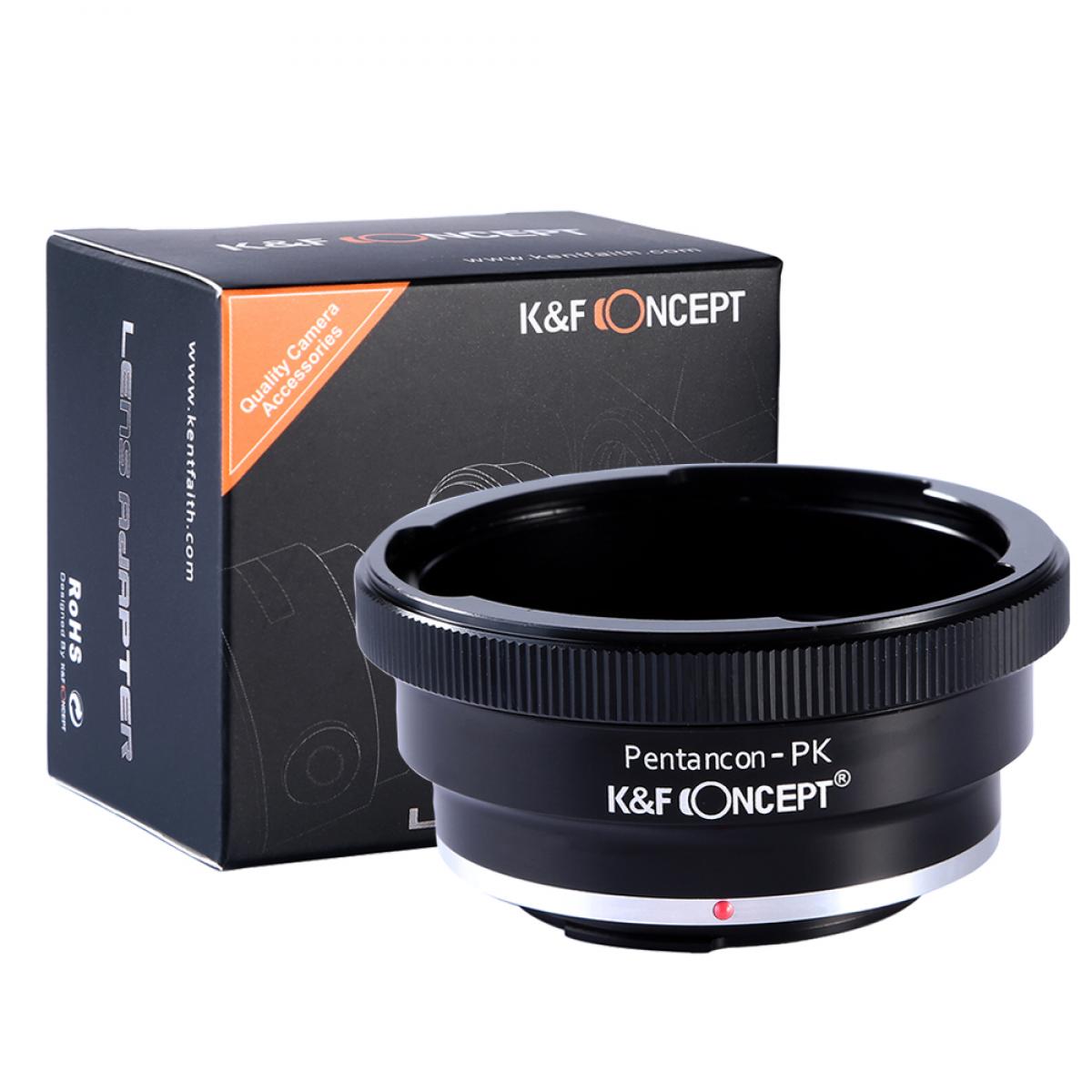 Redukce K&F Concept z objektivu PENTACON SIX na Pentax
