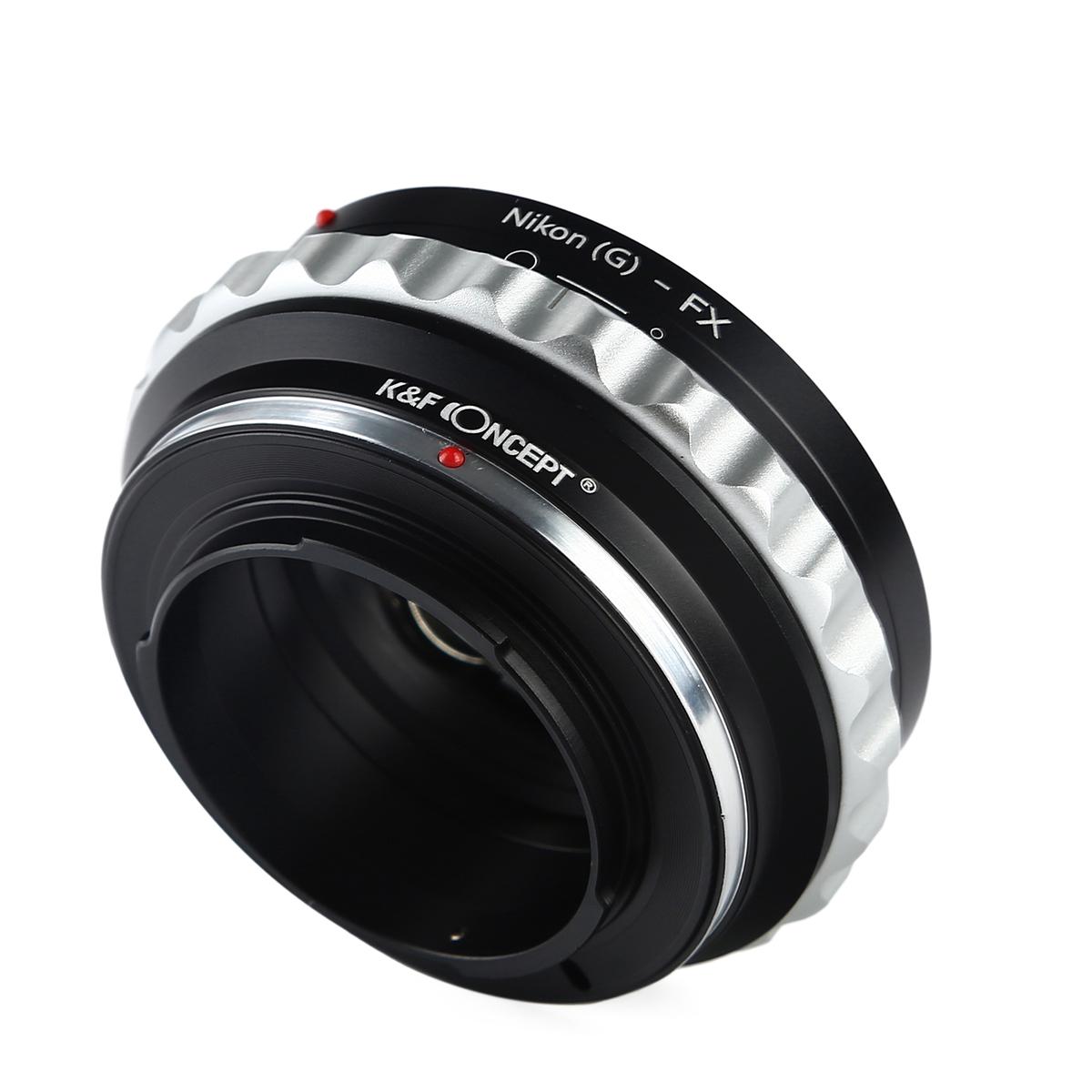 Redukce K&F Concept z objektivu Nikon G na Fujifilm X