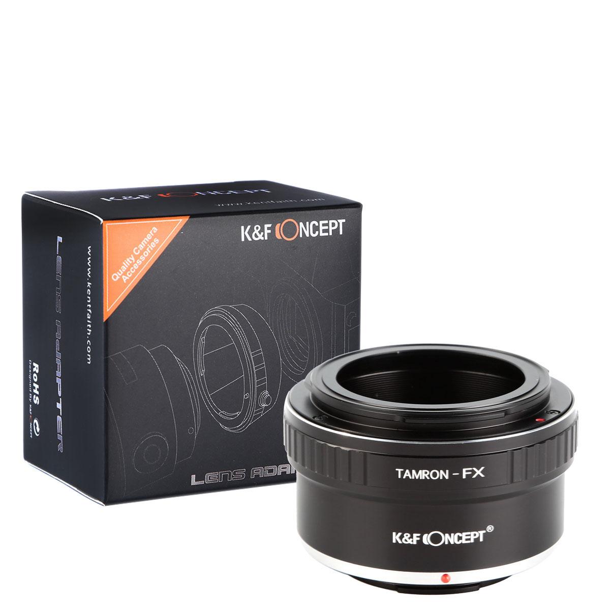 Redukce K&F Concept z objektivu Tamron Adaptall 2 na Fujifilm X