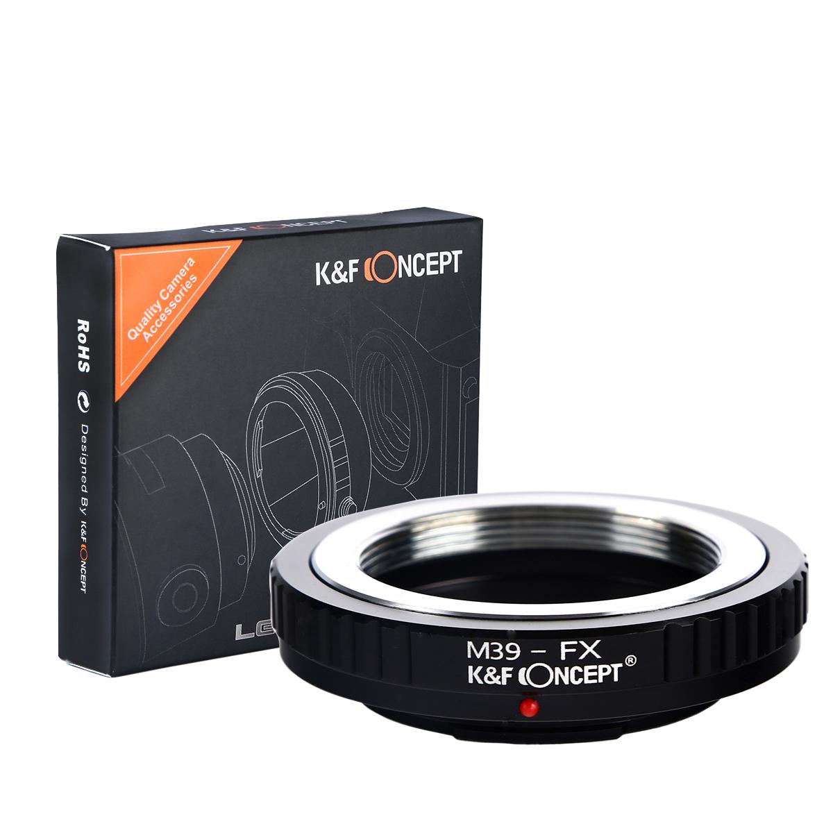 Redukce K&F Concept z objektivu M39 na Fujifilm X