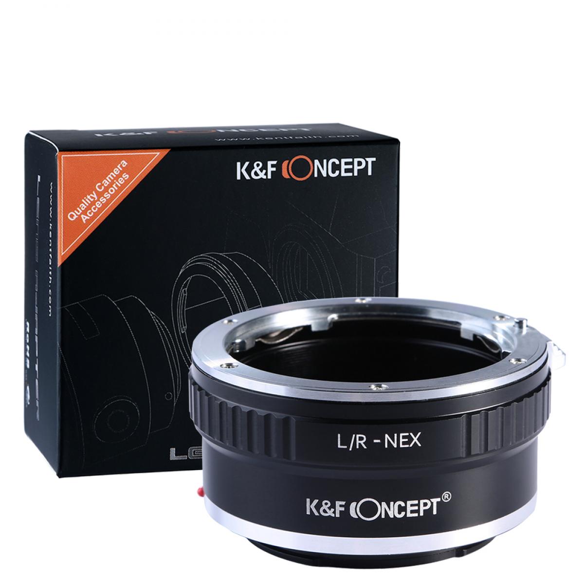 Redukce K&F Concept z objektivu Leica-R na SONY E