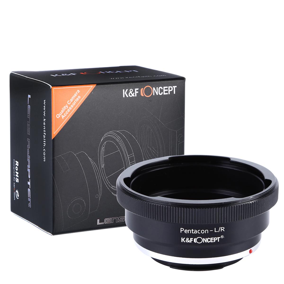 Redukce K&F Concept z Pentacon SIX na Leica R