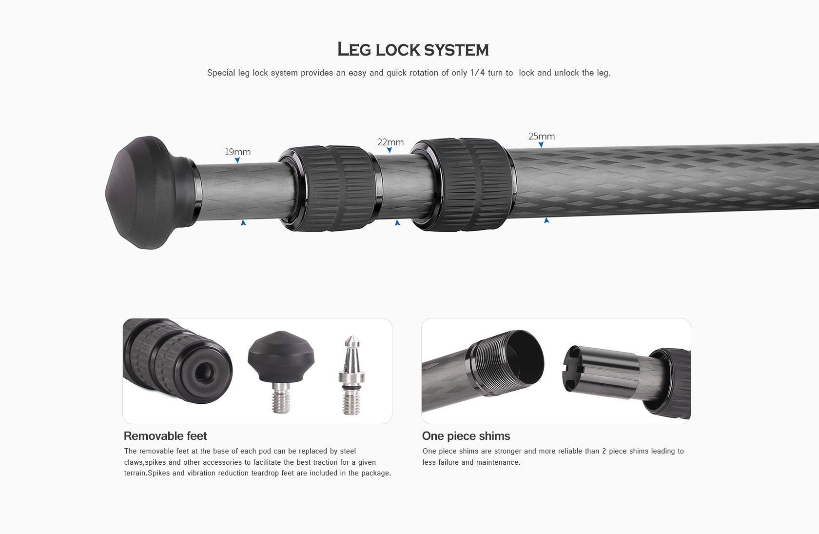 Tripod Leofoto Ranger LS-253CM s hlavou LH30