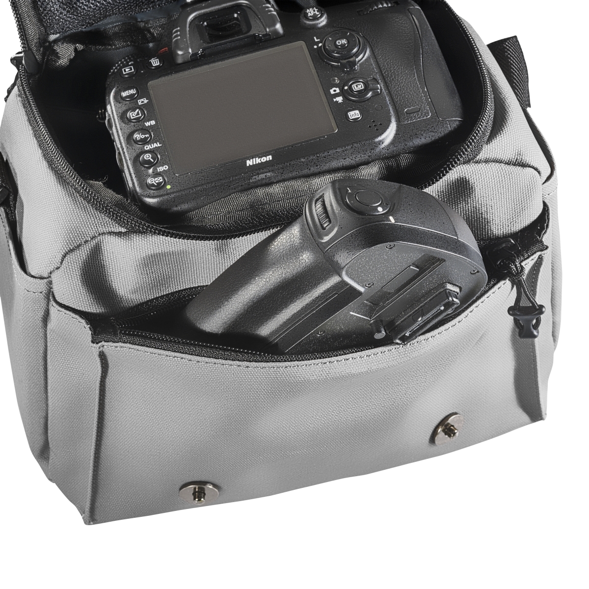 Fotobrašna Mantona Milano Piccolo Gray