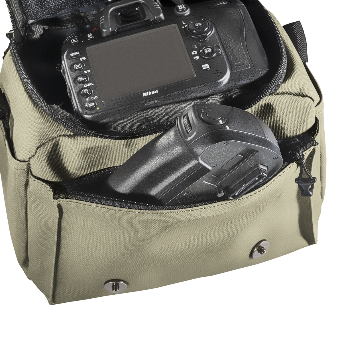 Fotobrašna Mantona Milano Piccolo OliveGreen