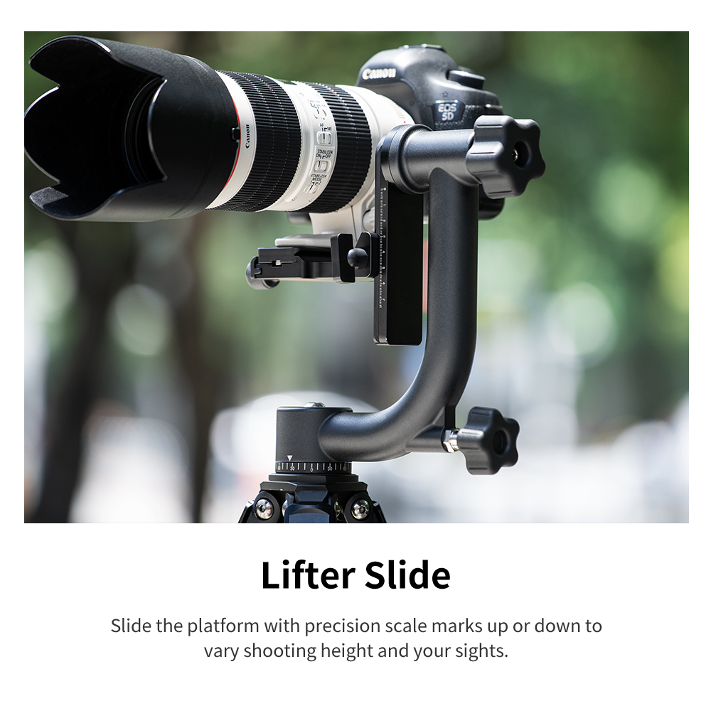 K&F Concept Gimbal stativová hlava