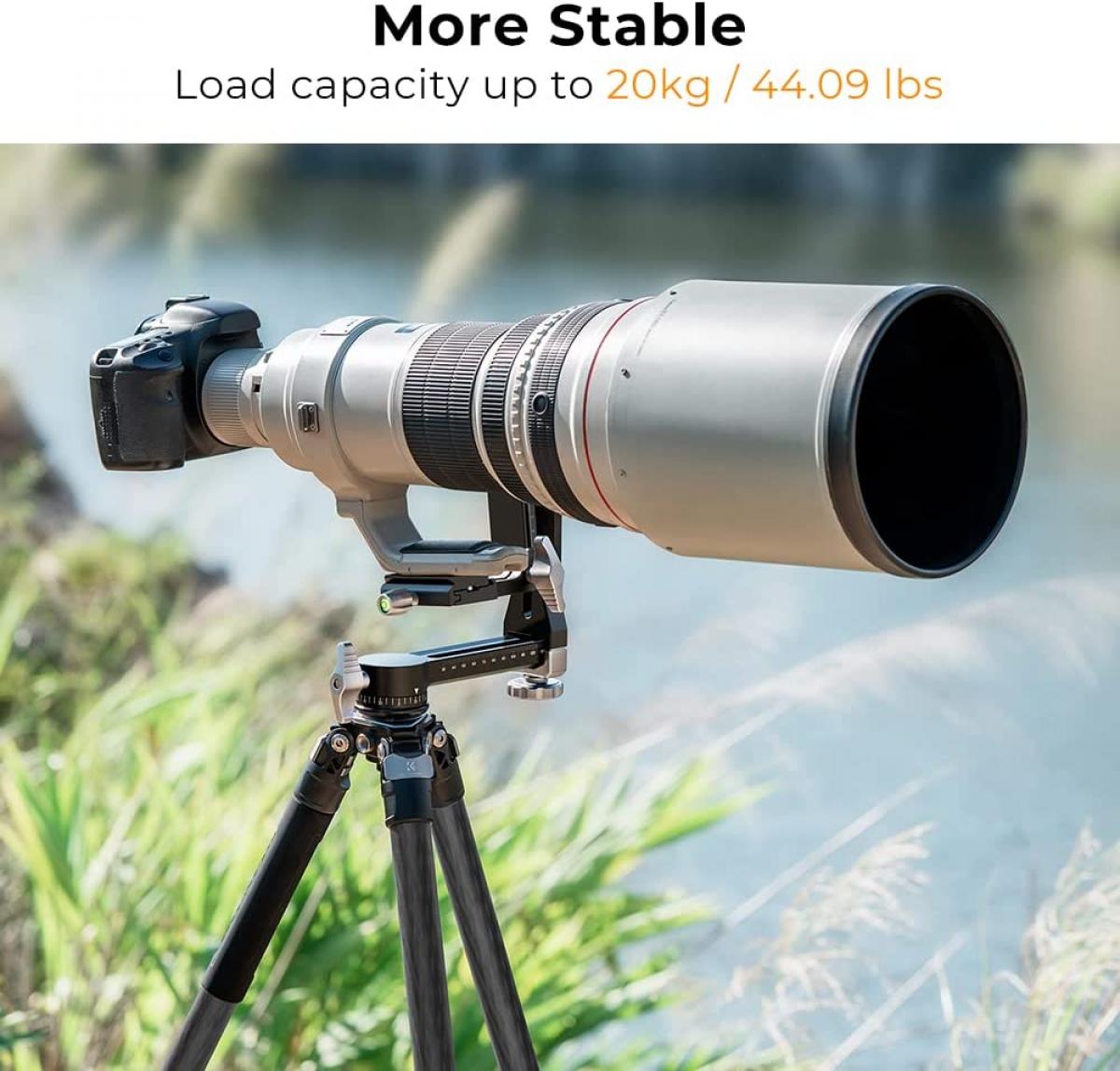 K&F Concept Gimbal stativová hlava