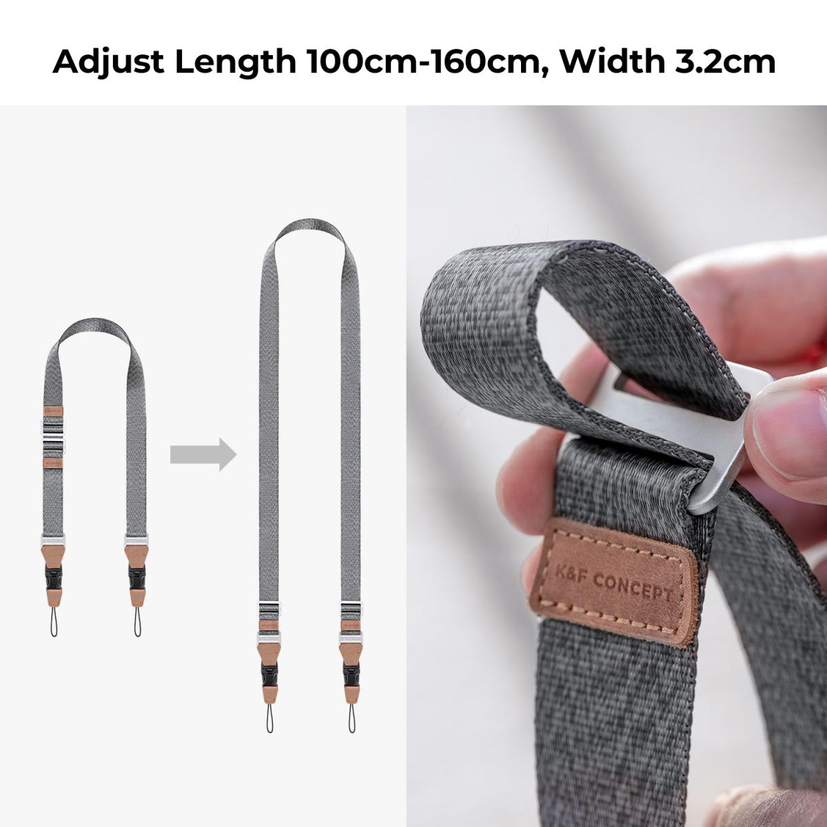 K&F Concept Alpha strap rychloupínací popruh na fotoaparát