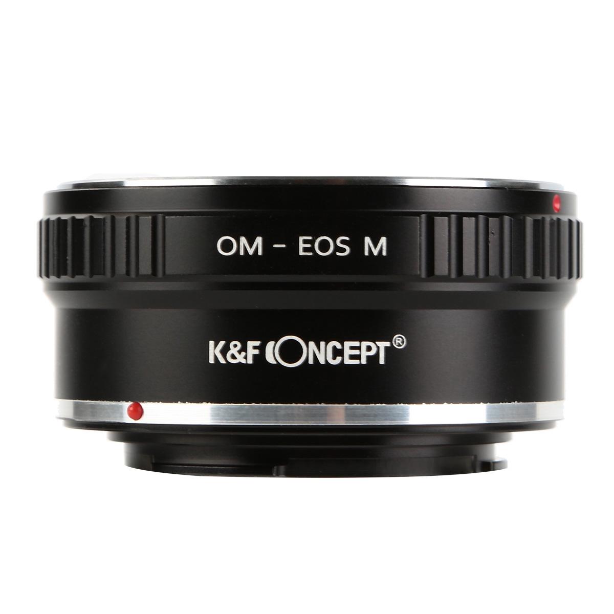 Redukce K&F Concept z objektivu Olympus OM na CANON EOS M