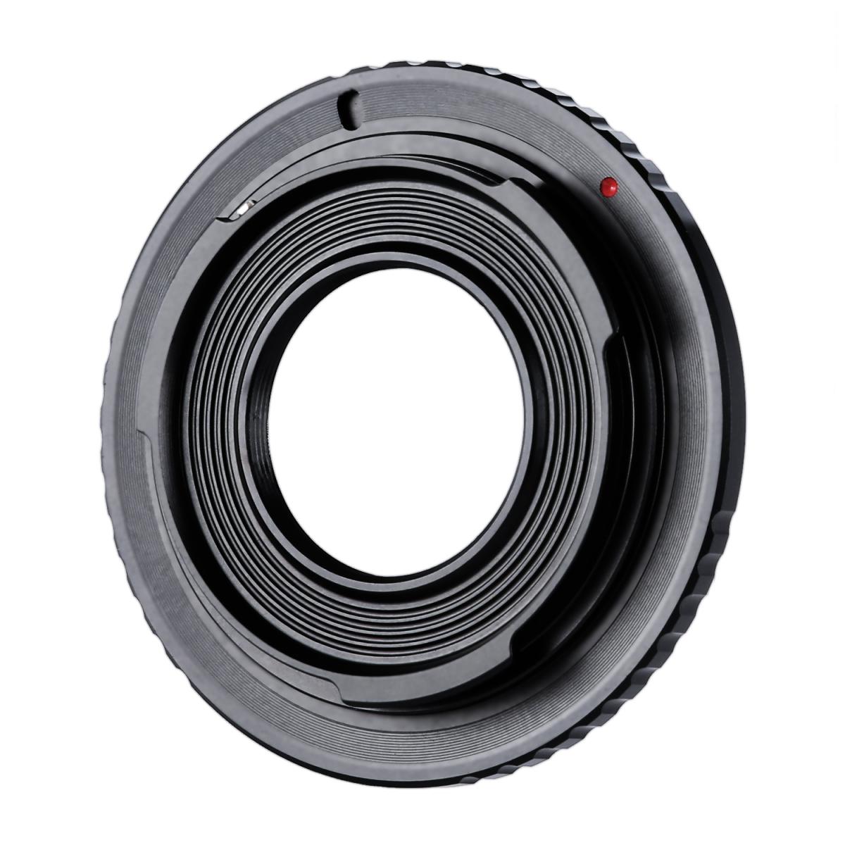 Redukce K&F Concept z objektivu C mount na CANON EOS M