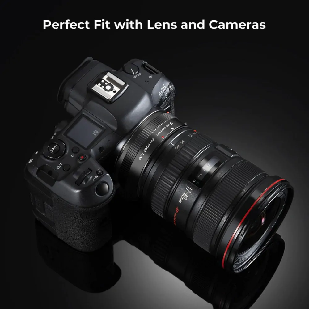 K&F Concept automatická redukce z Canon EF/EF-S na EOS R