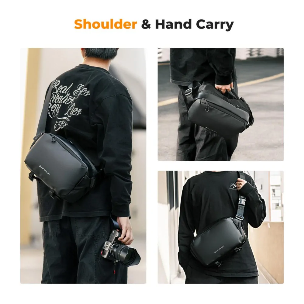 Foto brašna K&F Concept Alpha Sling bag 10L tmavě zelená