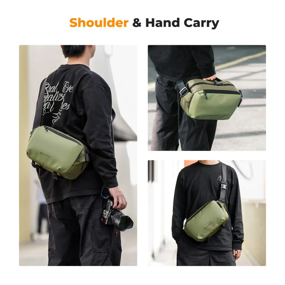 Foto brašna K&F Concept Alpha Sling bag 10L zelená