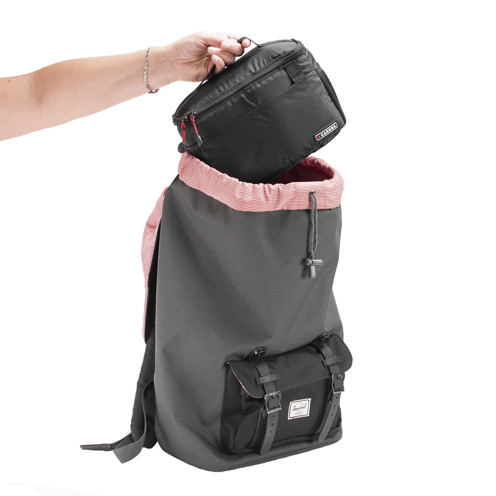 Vkládací foto organizér do brašny nebo batohu Caruba Toploader M černý