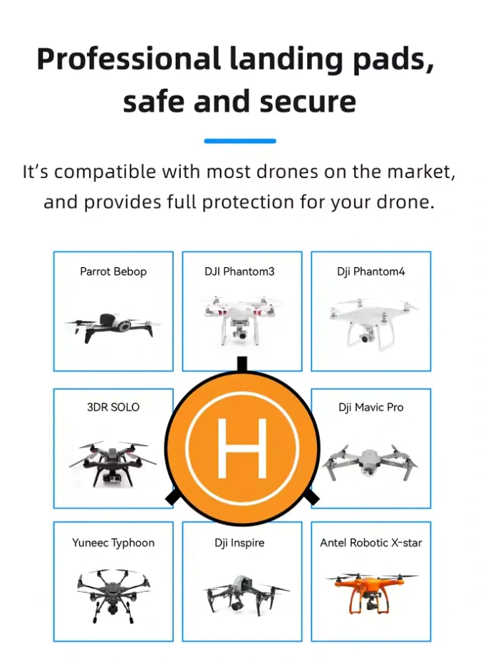 Přistávací plocha pro drony, heliport 55cm