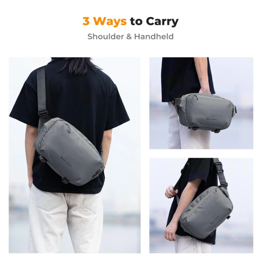 Foto brašna K&F Concept Alpha Sling bag 10L Tmavě šedá