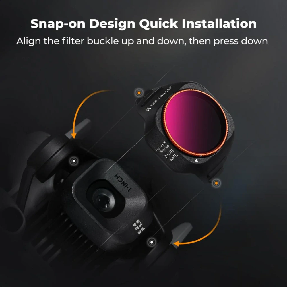 K&F Concept Sada ND/PL filtrů pro DJI Mini 5 Pro, 6 kusů
