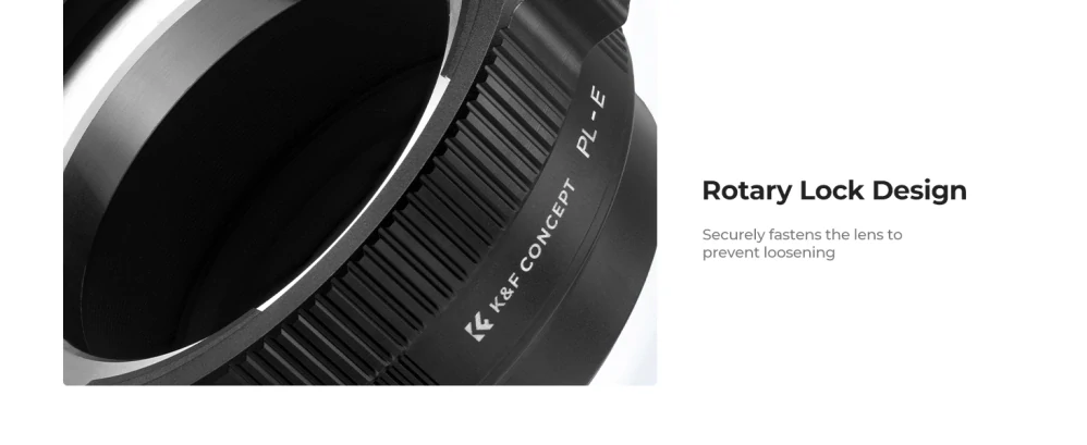 Redukce K&F Concept z objektivu PL na Sony E
