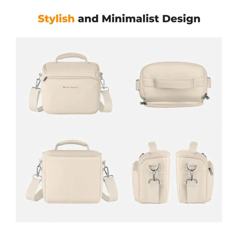 Foto brašna K&F Concept Sling Bag 5L Urban Wander béžová