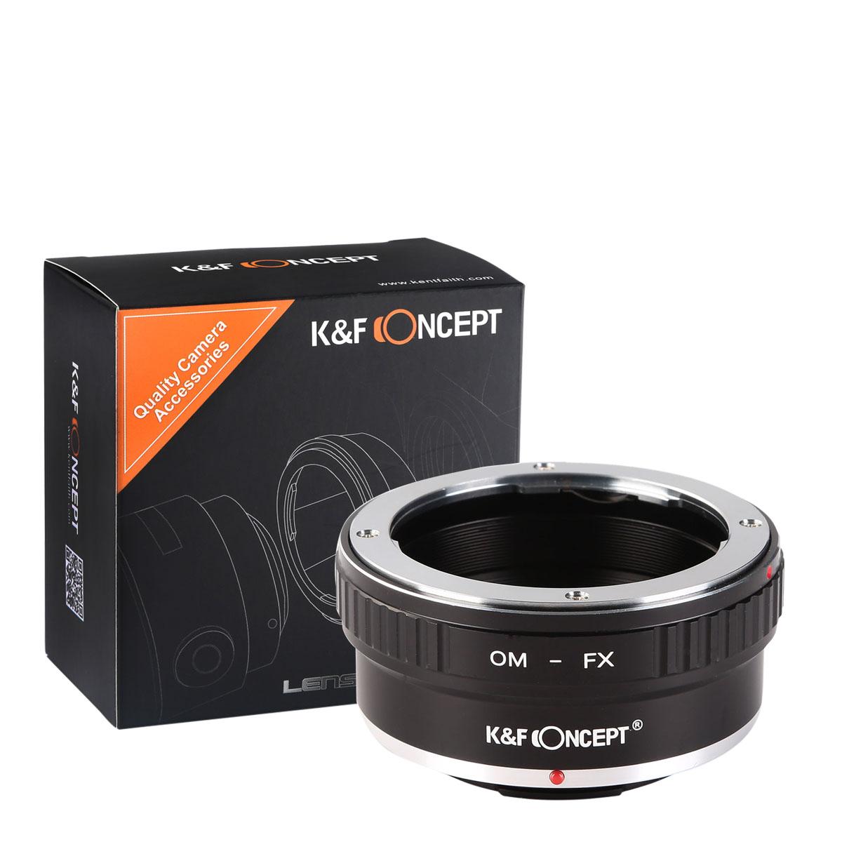 Redukce K&F Concept z objektivu Olympus OM na Fujifilm X