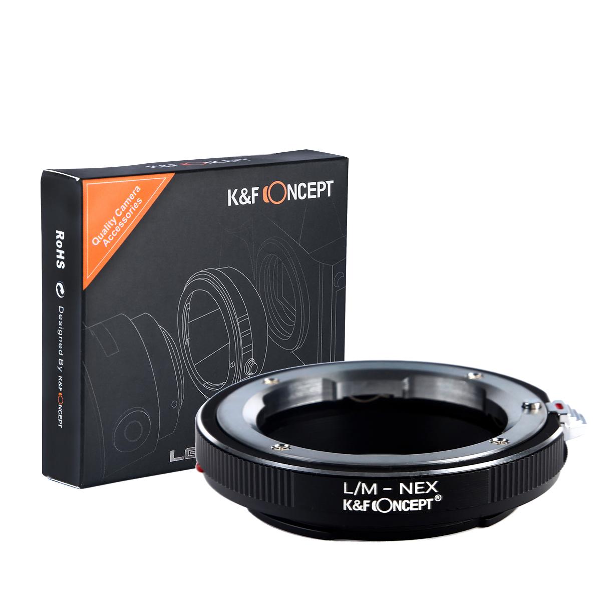 Redukce K&F Concept z objektivu Leica-M na SONY E