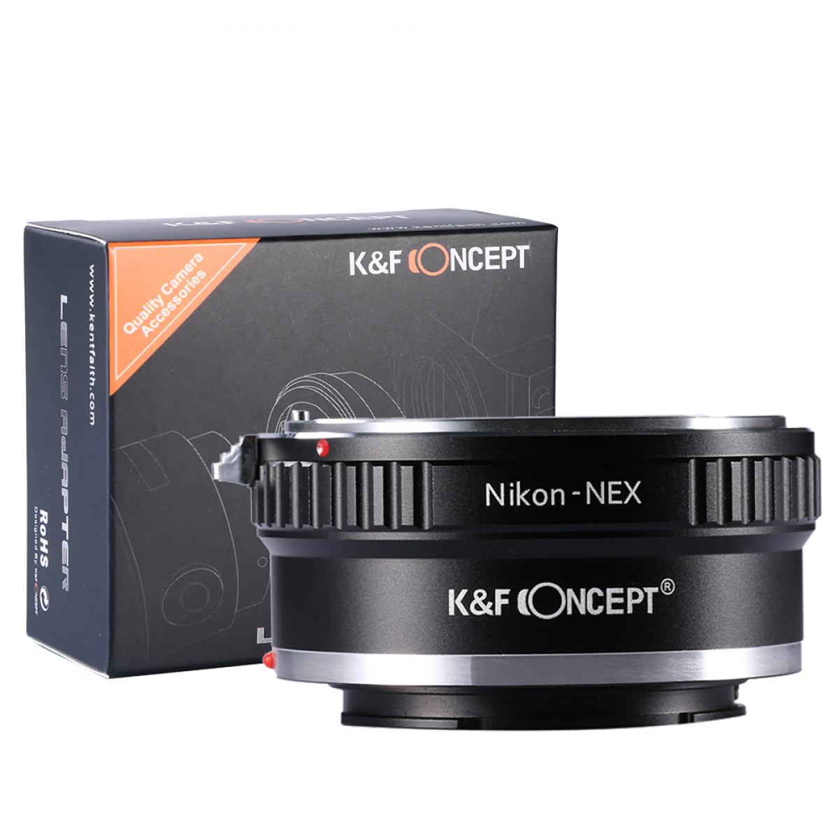 Redukce K&F Concept z objektivu Nikon (Ai) na SONY E